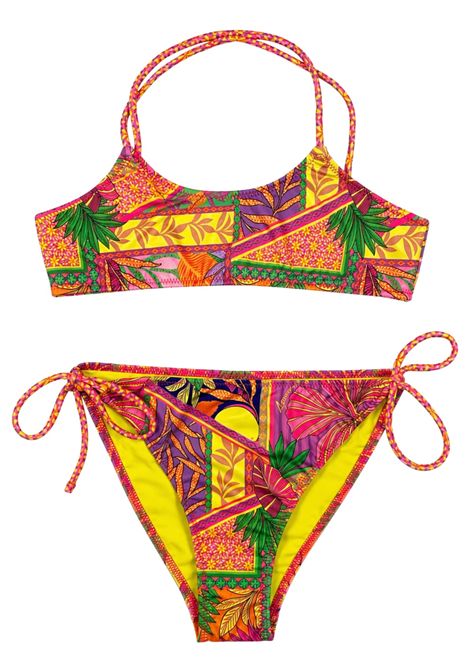 Costume da bagno bambina due pezzi 4giveness | 126GBWBK6000MULTICOLOR