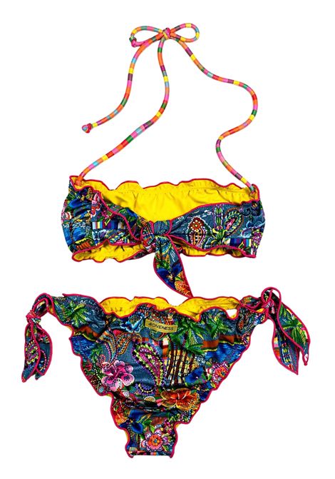 Costume da bagno bambina due pezzi 4giveness | 126GBWBK6037MULTICOLOR