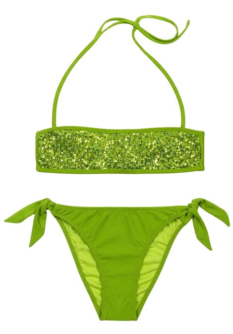 Costume da bagno bambina due pezzi 4giveness | 126GBWBK6043VERDE
