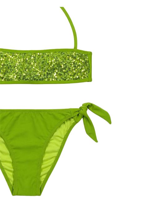Costume da bagno bambina due pezzi 4giveness | 126GBWBK6043VERDE