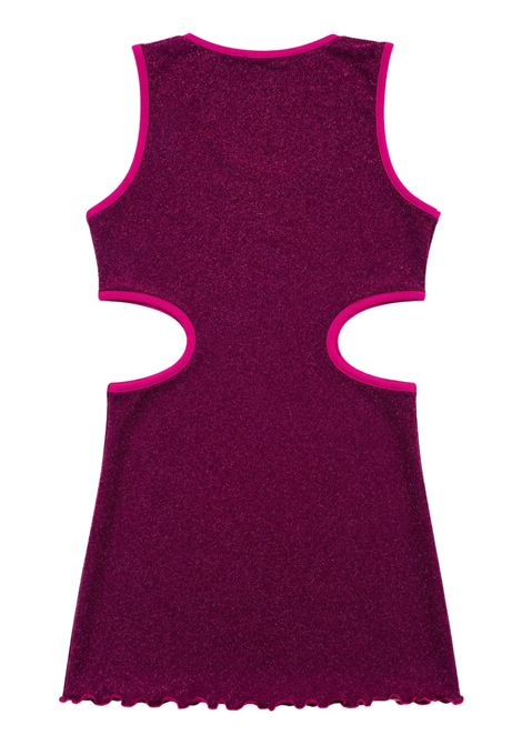 Abito bambina fucsia laminato 4giveness | 126GCUAA6072FUCSIA