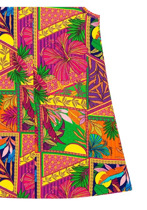 Abito bambina multicolor in viscosa 4giveness | 126GCUAC6004MULTICOLOR