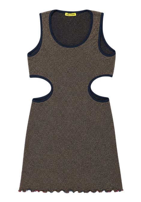 Abito bambina oro laminato 4giveness | 126GCUAC6072ORO