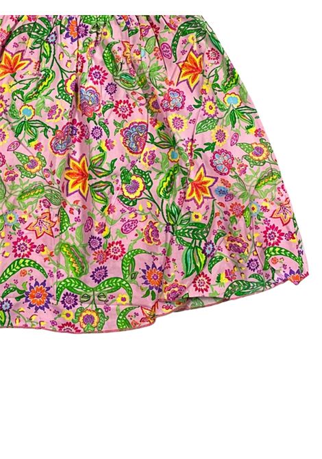 Abito neonata rosa in viscosa 4giveness | 126NCUAC6144ROSA