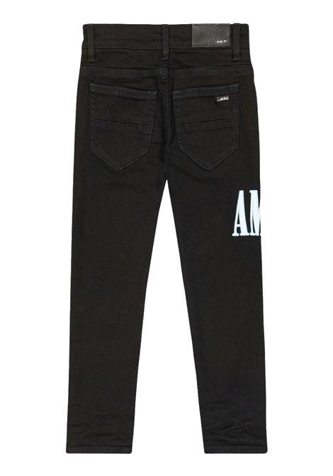 Jeans bambino nero in cotone AMIRI | PF23KSD003/DELNERO