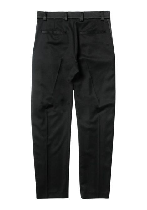 Pantalone bambina nero in lana BALMAIN | 6R6O30/DELNERO