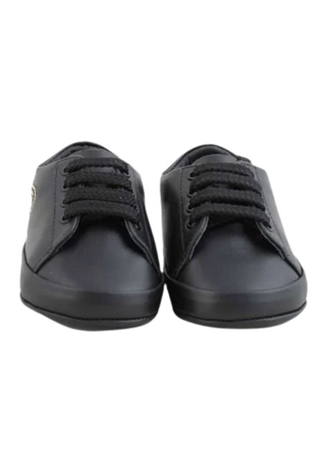 Black leather baby shoes BALMAIN | BW0566/PIANERO