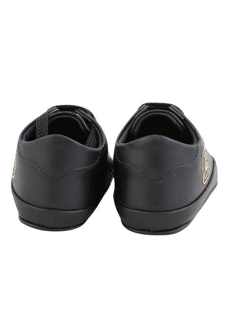 Black leather baby shoes BALMAIN | BW0566/PIANERO