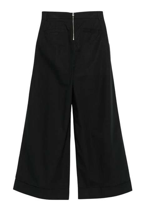 Pantalone bambina nero in cotone BALMAIN | BW6A70/DELNERO