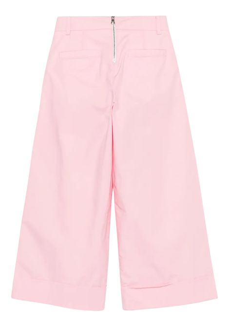 Pantalone bambina rosa in cotone BALMAIN | BW6A70/DELROSA