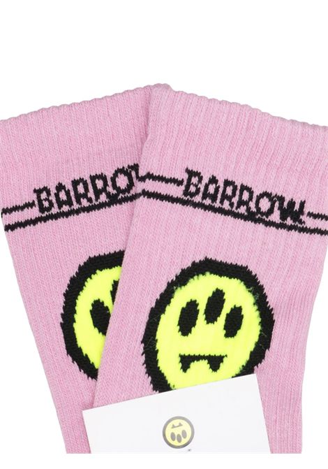 Calzini unisex rosa in cotone BARROW | S4BKJUSO094/DELROSA