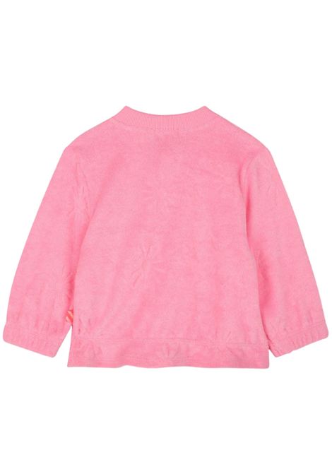 Felpa neonata rosa in cotone Billieblush | U20841/MAROSA