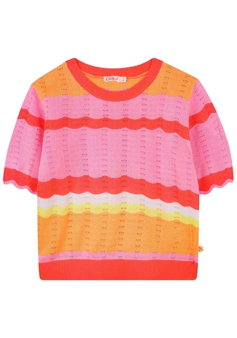 Maglia bambina multicolor in cotone Billieblush | U20842/MAMULTICOLOR