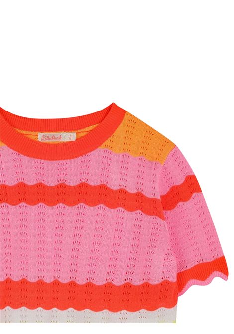Maglia bambina multicolor in cotone Billieblush | U20842/MAMULTICOLOR