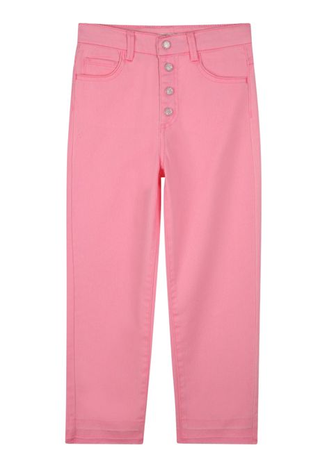 Jeans bambina rosa in cotone Billieblush | U20854/MAROSA