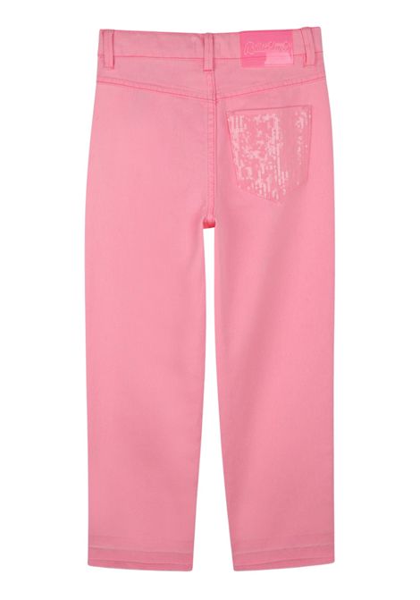 Jeans bambina rosa in cotone Billieblush | U20854/MAROSA