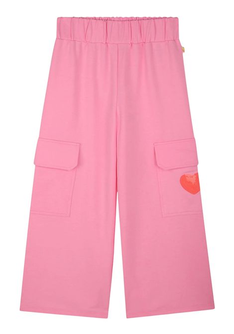 Pink cotton trousers for girls Billieblush | U20861/MOROSA