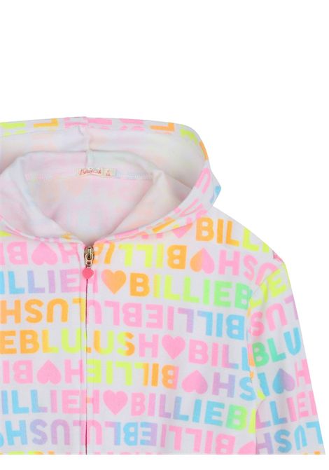 Felpa bambina multicolor in cotone Billieblush | U20873/MABIANCO