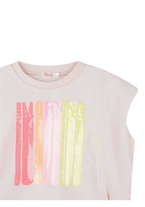 Felpa bambina rosa in cotone Billieblush | U20876/MAROSA