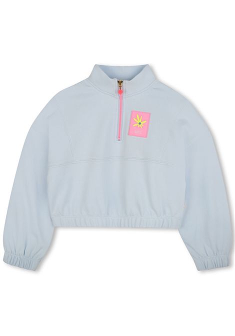 Girls' light blue cotton sweatshirt Billieblush | U20878/MOAZZURRO