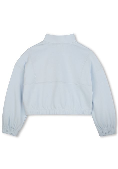 Girls' light blue cotton sweatshirt Billieblush | U20878/MOAZZURRO