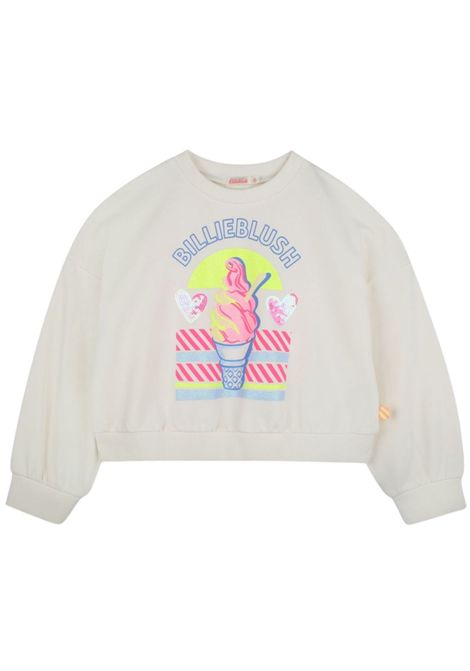 Felpa neonata sabbia in cotone Billieblush | U20882/MASABBIA