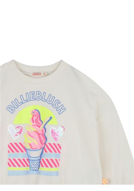 Felpa neonata sabbia in cotone Billieblush | U20882/MASABBIA