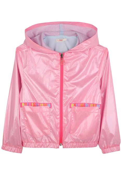 Giubbino bambina rosa in nylon Billieblush | U20885/MOROSA
