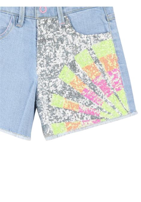 Shorts bambina in cotone denim Billieblush | U20890/MADENIM