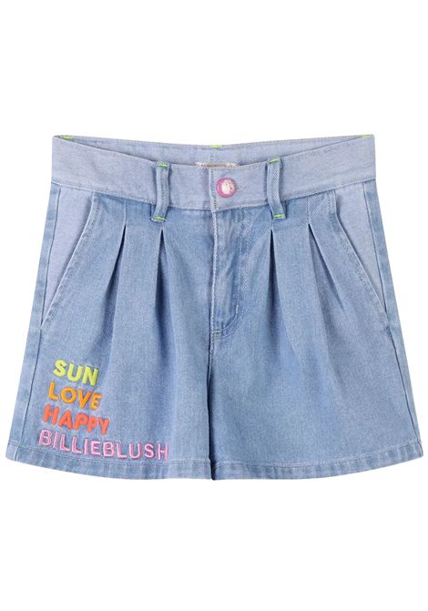 Girls' denim cotton shorts Billieblush | U20892/MODENIM
