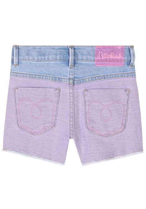 Shorts bambina in cotone denim Billieblush | U20895/MADENIM