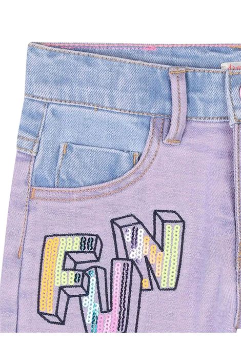 Shorts bambina in cotone denim Billieblush | U20895/MADENIM