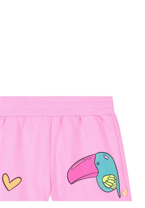 Shorts bambina rosa in cotone Billieblush | U20908/MAROSA