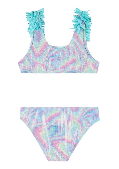 Costume da bagno bambina due pezzi Billieblush | U20922/MAVERDE ACQUA