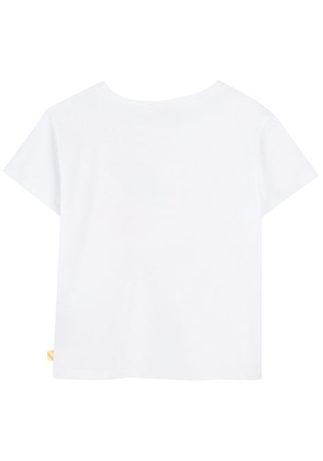 T-shirt bambina bianca in cotone Billieblush | U20924/MABIANCO