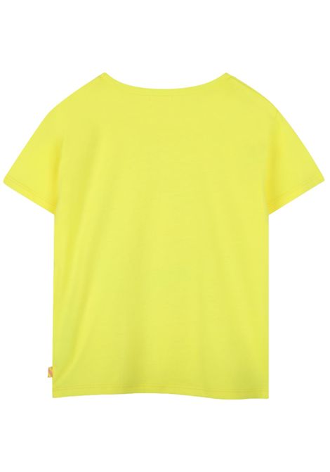 T-shirt bambina gialla in cotone Billieblush | U20924/MAGIALLO