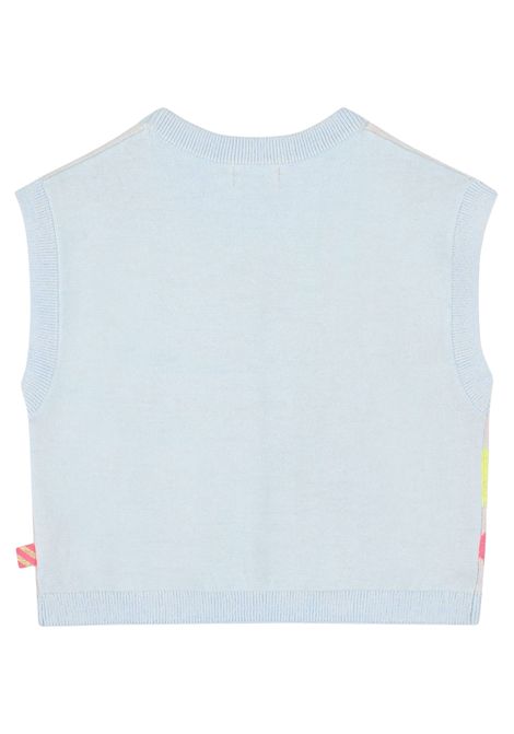 Maglia bambina azzurra in cotone Billieblush | U20932/MAAZZURRO