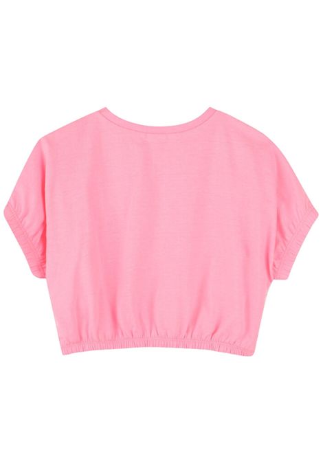 T-shirt bambina rosa in cotone Billieblush | U20937/MAROSA