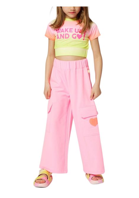 T-shirt bambina giallo/multicolor Billieblush | U20948/MAGIALLO