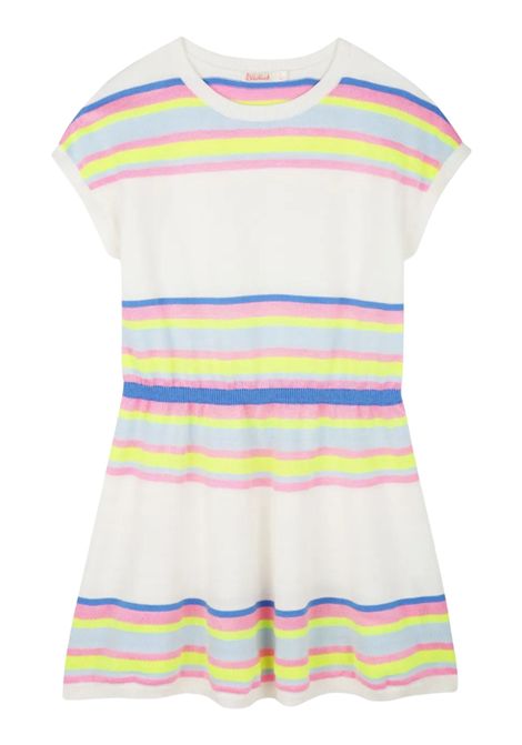 Abito bambina bianco in cotone Billieblush | U20981/MABIANCO