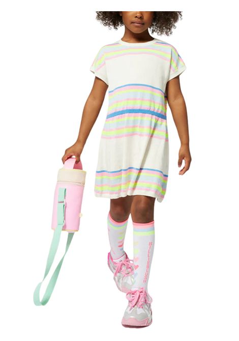 Abito bambina bianco in cotone Billieblush | U20981/MABIANCO