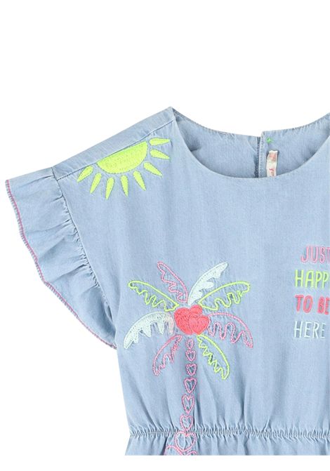 Abito bambina in cotone denim Billieblush | U21024/MADENIM