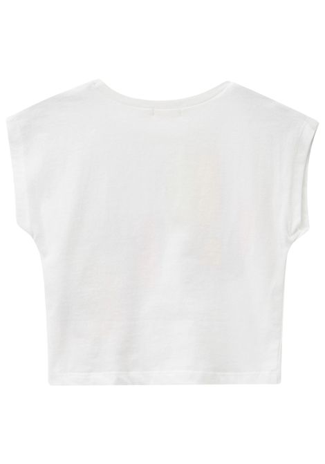 White cotton baby T-shirt Billieblush | U21036/MABIANCO