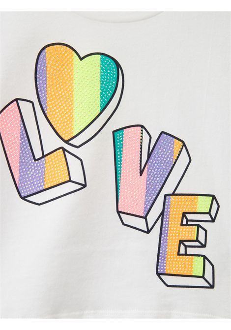 White cotton baby T-shirt Billieblush | U21036/MABIANCO