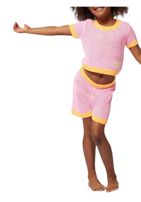 Shorts bambina rosa/arancio Billieblush | U21072/MAROSA