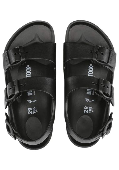 Kids' black sandals with buckle closure BIRKENSTOCK | 1009353/MANERO