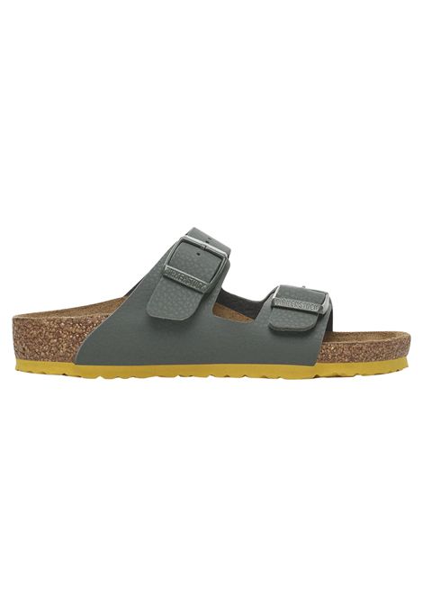 Kids' sandals with green cork plant BIRKENSTOCK | 1029449/MAVERDE