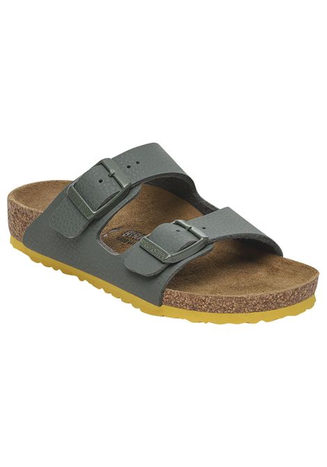 Kids' sandals with green cork plant BIRKENSTOCK | 1029449/MAVERDE
