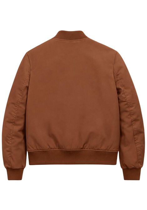 Girls' earth-colored nylon jacket BLAUER | 01375TERRA