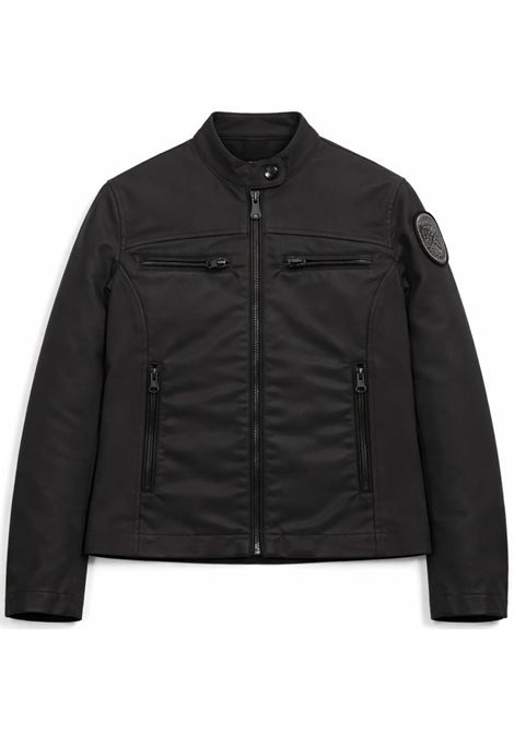 Giubbino bambina nero in nylon BLAUER | 01379NERO